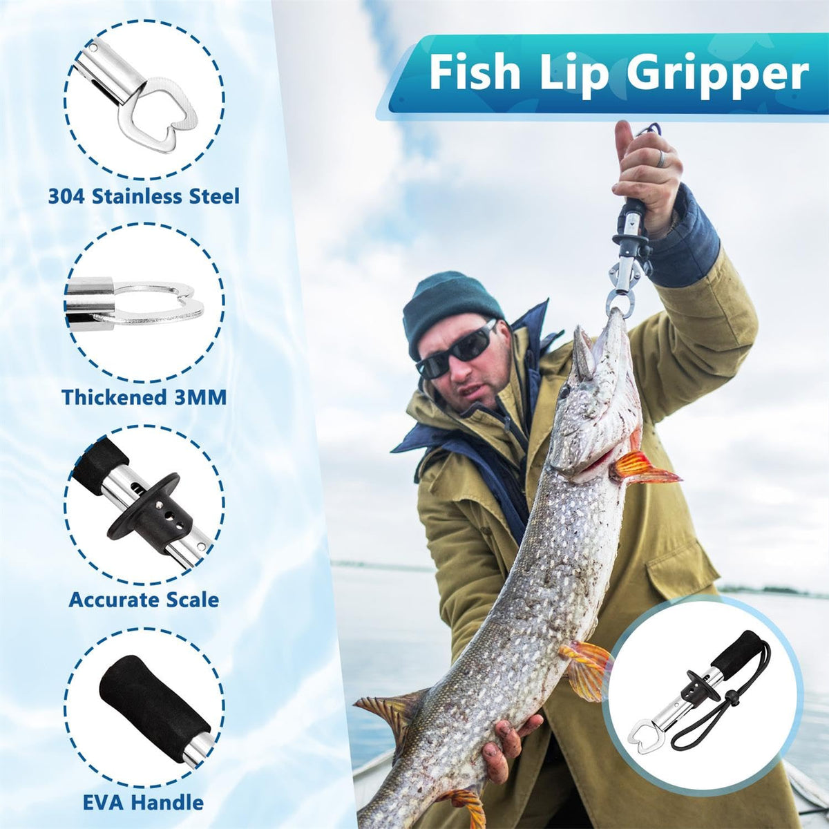 Fishing Advent Calendar for Adult Men Teen Boys, 2026 Fishing Tools Accessories Kit Christmas