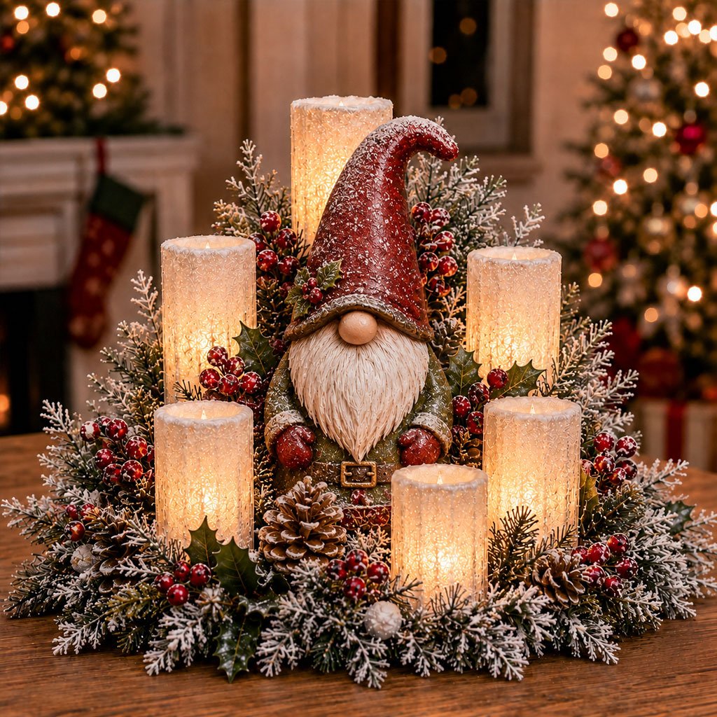 Christmas Flameless LED Candles – 7 Festive Holiday Centerpiece Styles