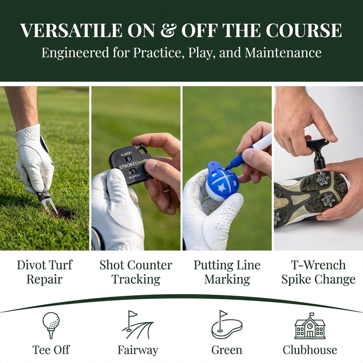 Golf Advent Calendar 2026, 24 Day Golf Accessories Christmas Countdown