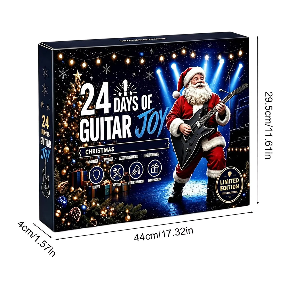 Guitar Advent Calendar 2026 – 24 Days of Guitar Accessories, Christmas Countdown Gift