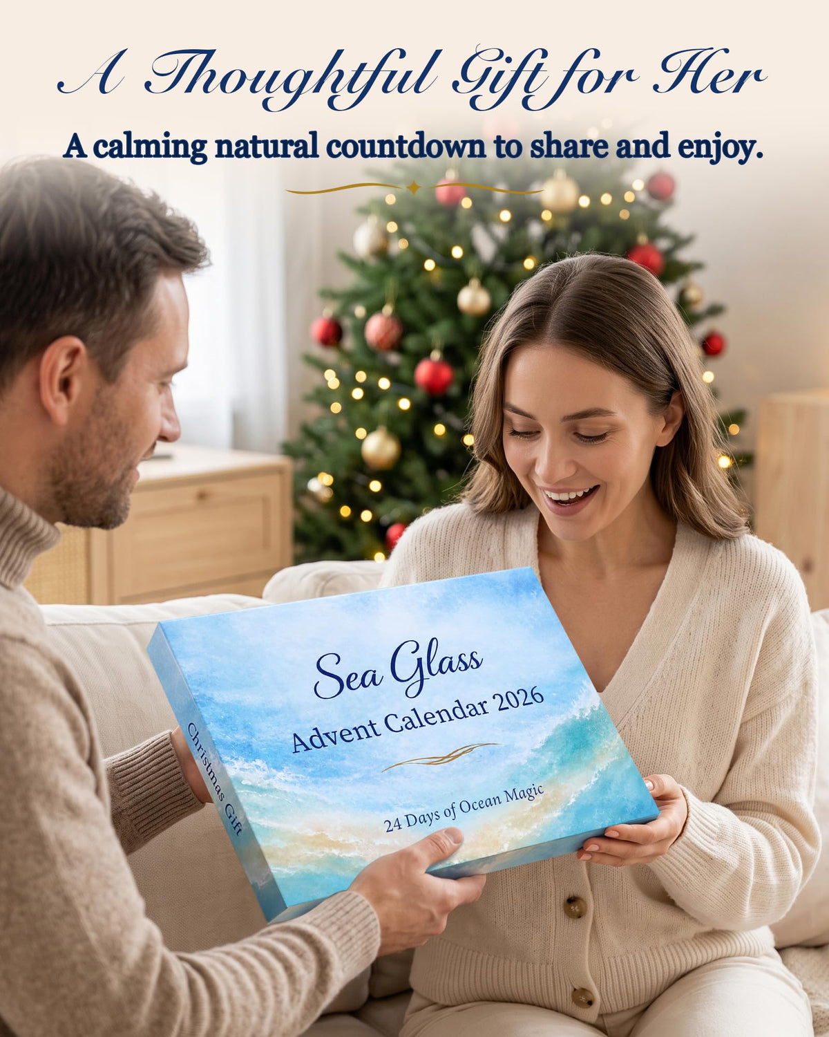 Sea Glass Advent Calendar 2026 for Women and Teen Girls