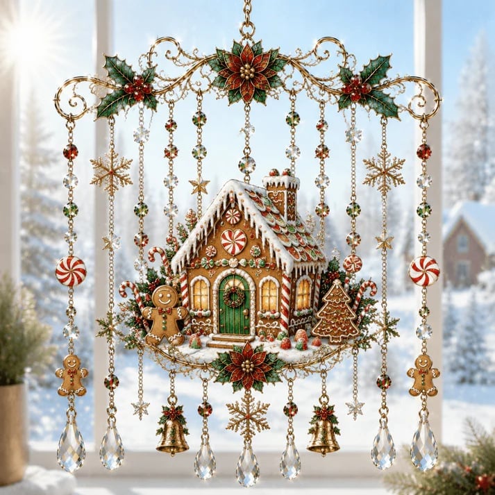 Christmas Crystal Wind Chimes – 10 Festive Hanging Ornament Designs