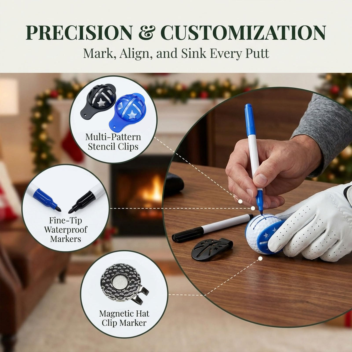 Golf Advent Calendar 2026, 24 Day Golf Accessories Christmas Countdown