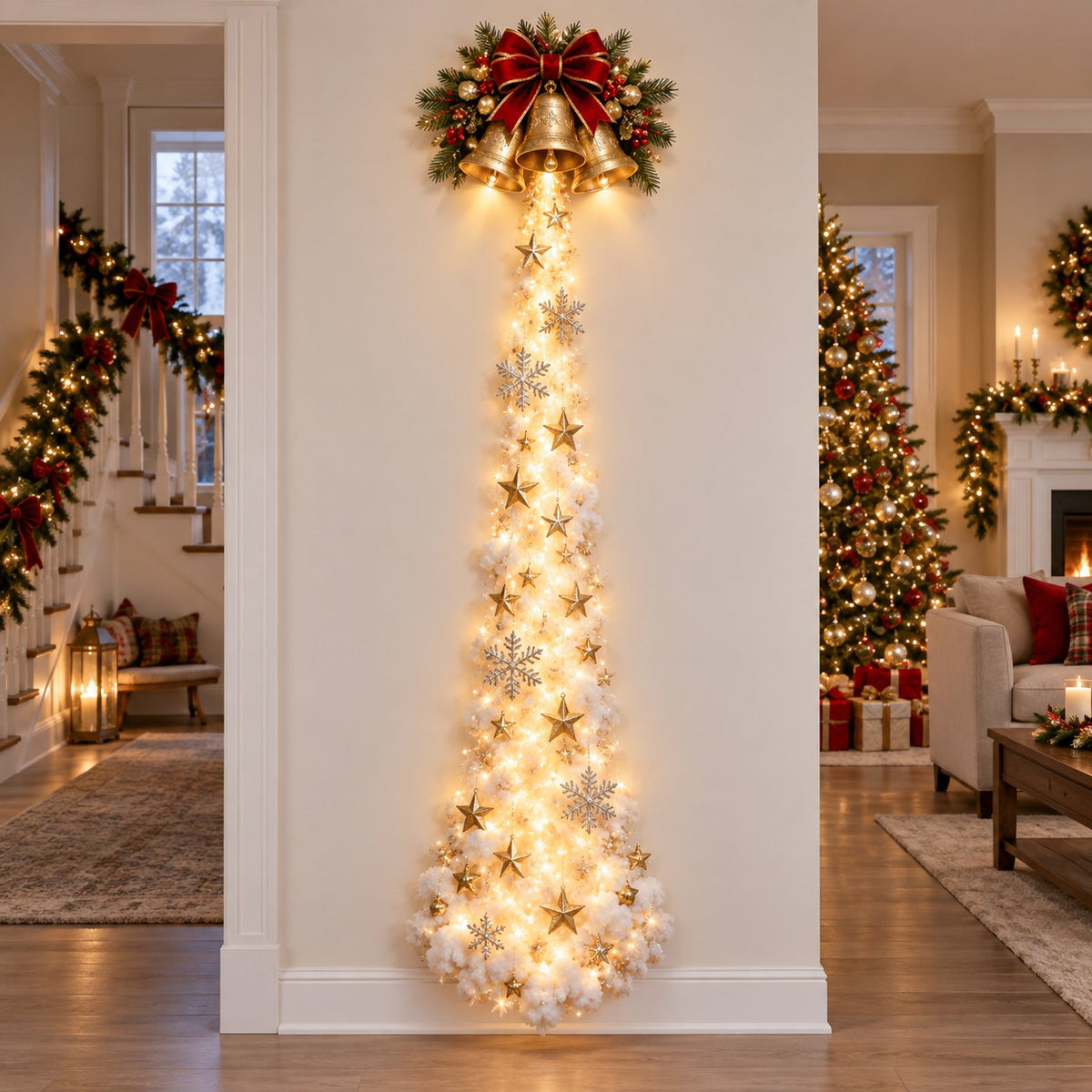 Christmas LED Wall Light Decorations – 10 Magical Holiday Designs
