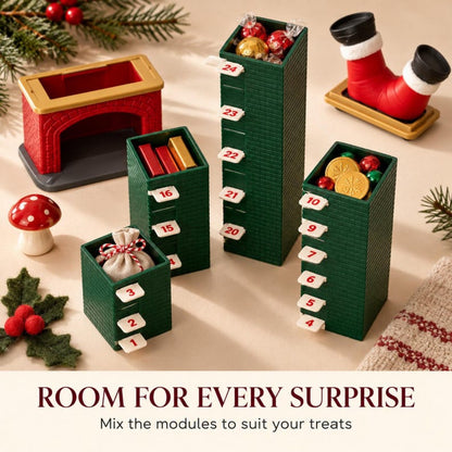 Modular compartments for individually wrapped treats
