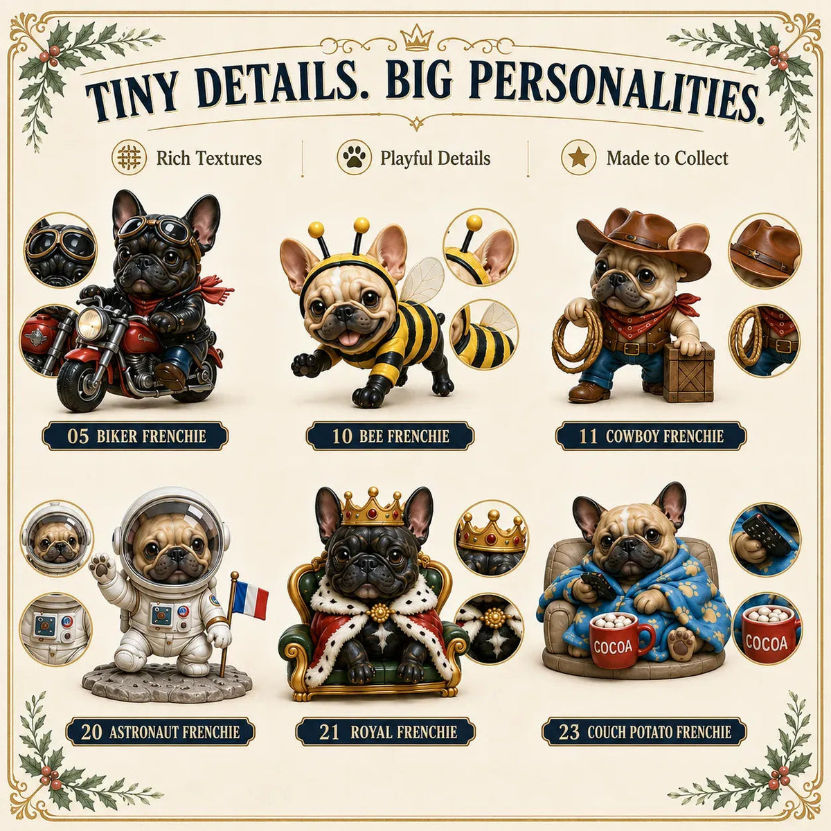 French Bulldog Advent Calendar 2026 - 24 Collectible Frenchie Characters - product view 2