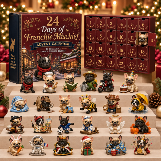French Bulldog Advent Calendar 2026 - 24 Collectible Frenchie Characters - product view main