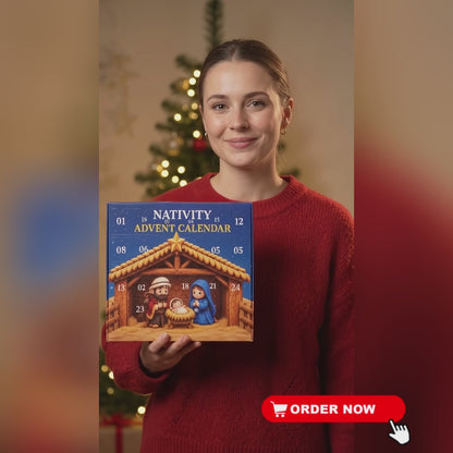 Nativity Plush Advent Calendar – 24 Days of Christmas Wonder