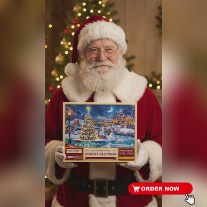 Christmas Village Puzzle Advent Calendar – 24 Days of Winter Magic