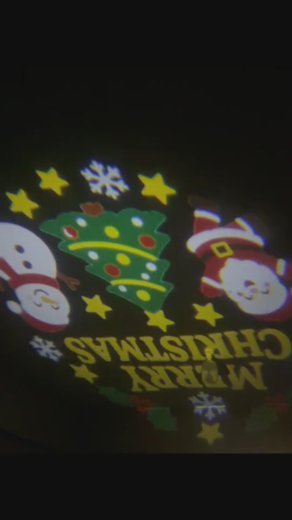 DIY Christmas Tree Projector Lamp – 6-Mode LED Holiday Night Light