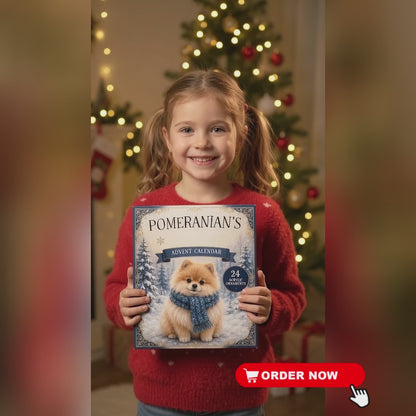 Winter Pomeranian Advent Calendar – 24 Days of Fluffy Joy
