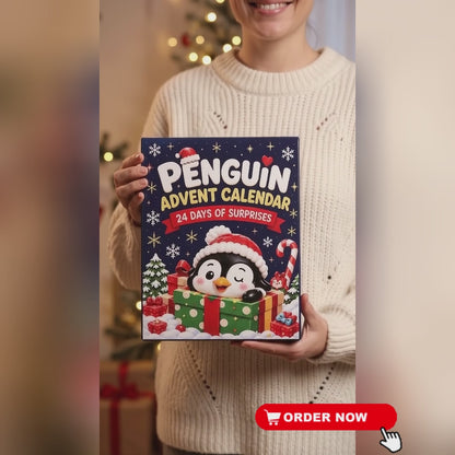2026 Penguin Advent Calendar – 24 Cute Christmas Penguin Ornaments