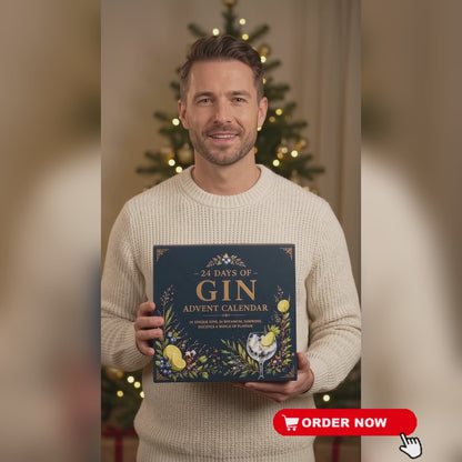 2026 Gin Advent Calendar – 24 Botanical Bottle Ornaments