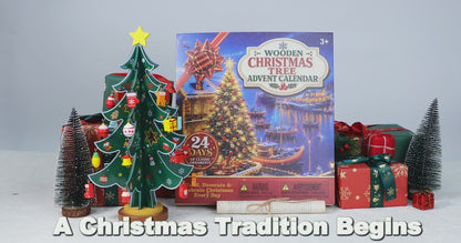 Christmas Tree Advent Calendar 2026 for Kids Adults, 24 Day Countdown Gift
