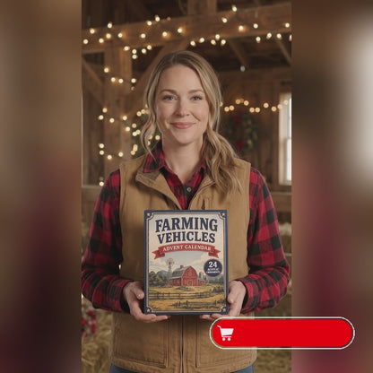 2026 Farm Vehicles Advent Calendar – 24 Tractor & Machinery Charms