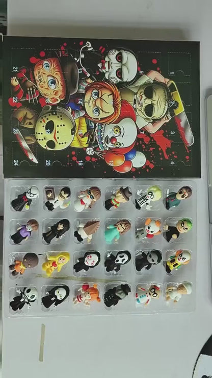 Horror Advent Calendar 2026, 24 Days 3D Mini Figures
