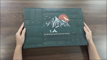 Advent Calendar Survival 2026 Men - 24 Days Christmas Countdown for Teen