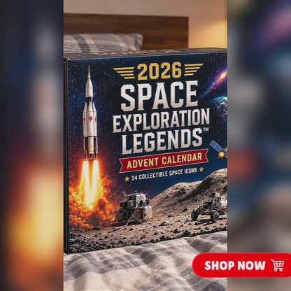 2026 Space Exploration Legends Advent Calendar - 24 Days of Space Missions, 24 Collectible Surprises