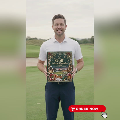 Golf Advent Calendar 2026 – 24 Christmas Golf Ornaments