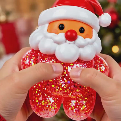 Christmas Squishy Toy Set, 3 Holiday Character Squishie
