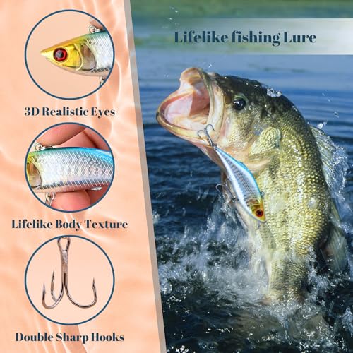 Fishing Advent Calendar 2026, 24 Day Fishing Lures Kit, Christmas Countdown Tackle Box