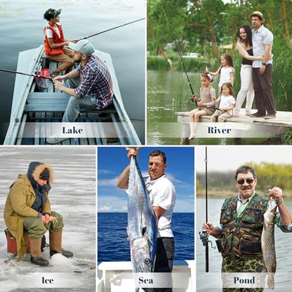 Fishing Advent Calendar 2026, 24 Day Fishing Lures Kit, Christmas Countdown Tackle Box